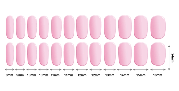 Gel Nail Strip 24 Pcs