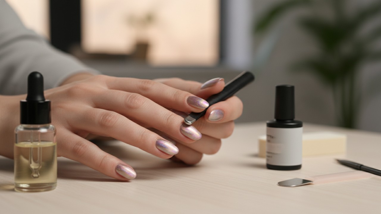 illustration_cat eye press on nails_