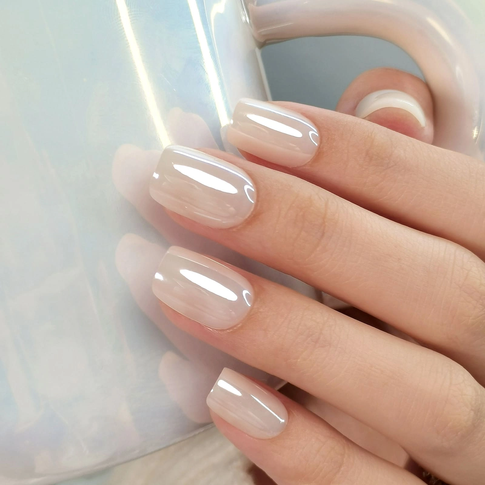 long nails square