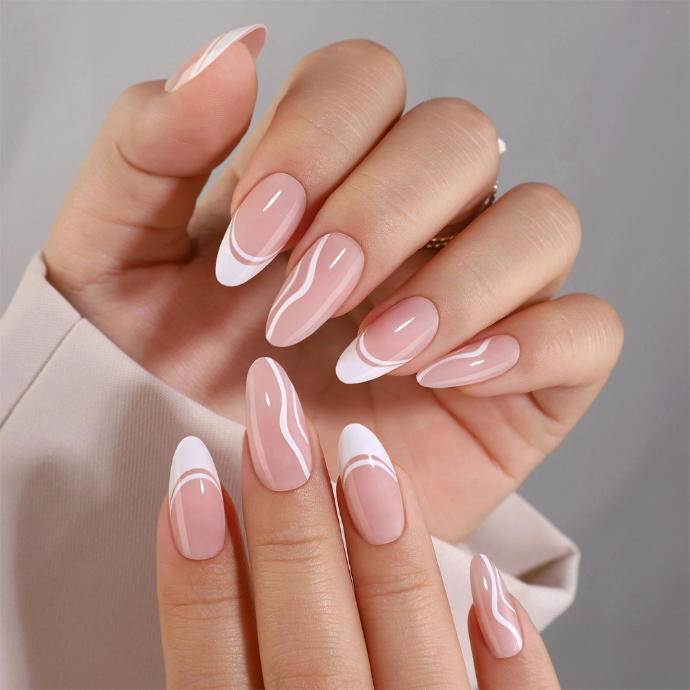 medium almond nails