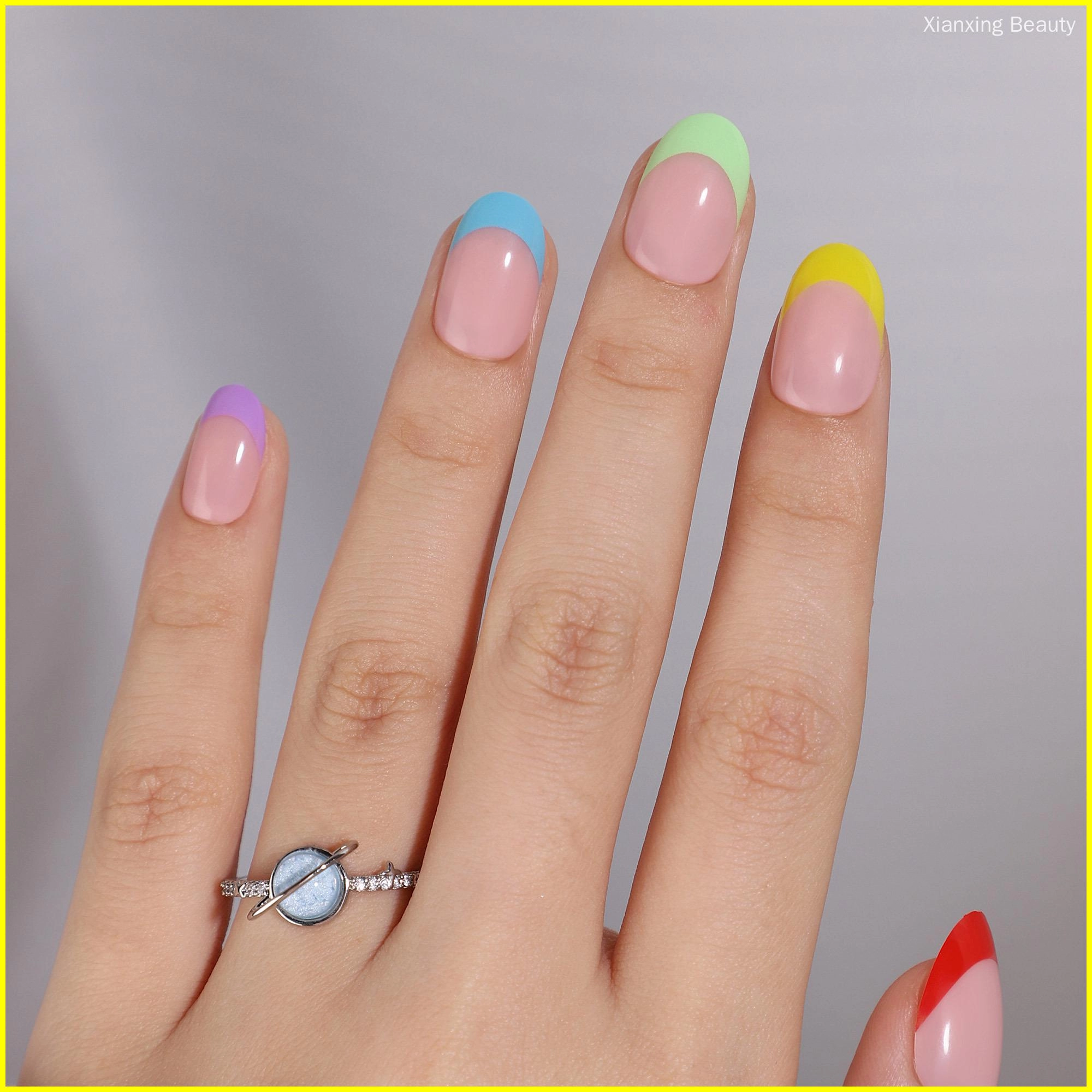 oval nails designs