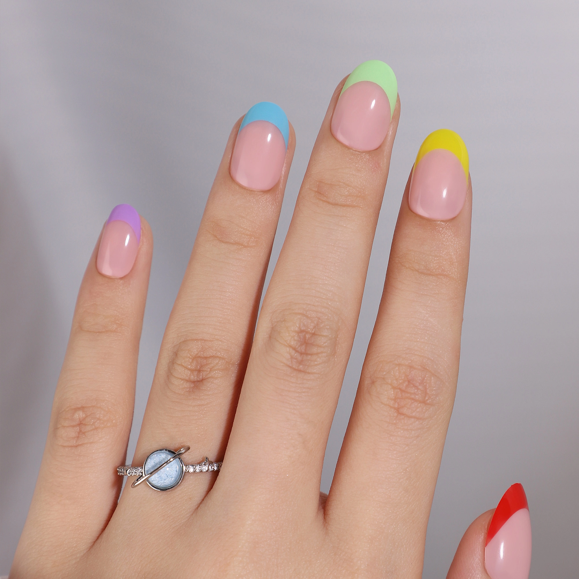 oval nails designs