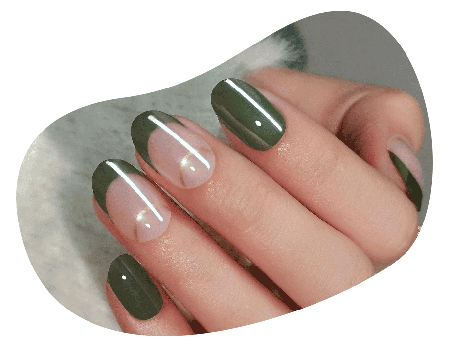 oval nails shape