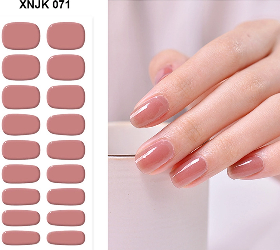 pink nail sticker