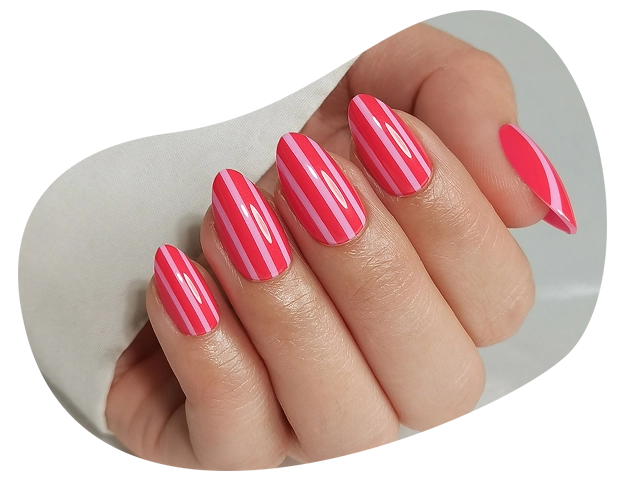 Pink & White Stripes