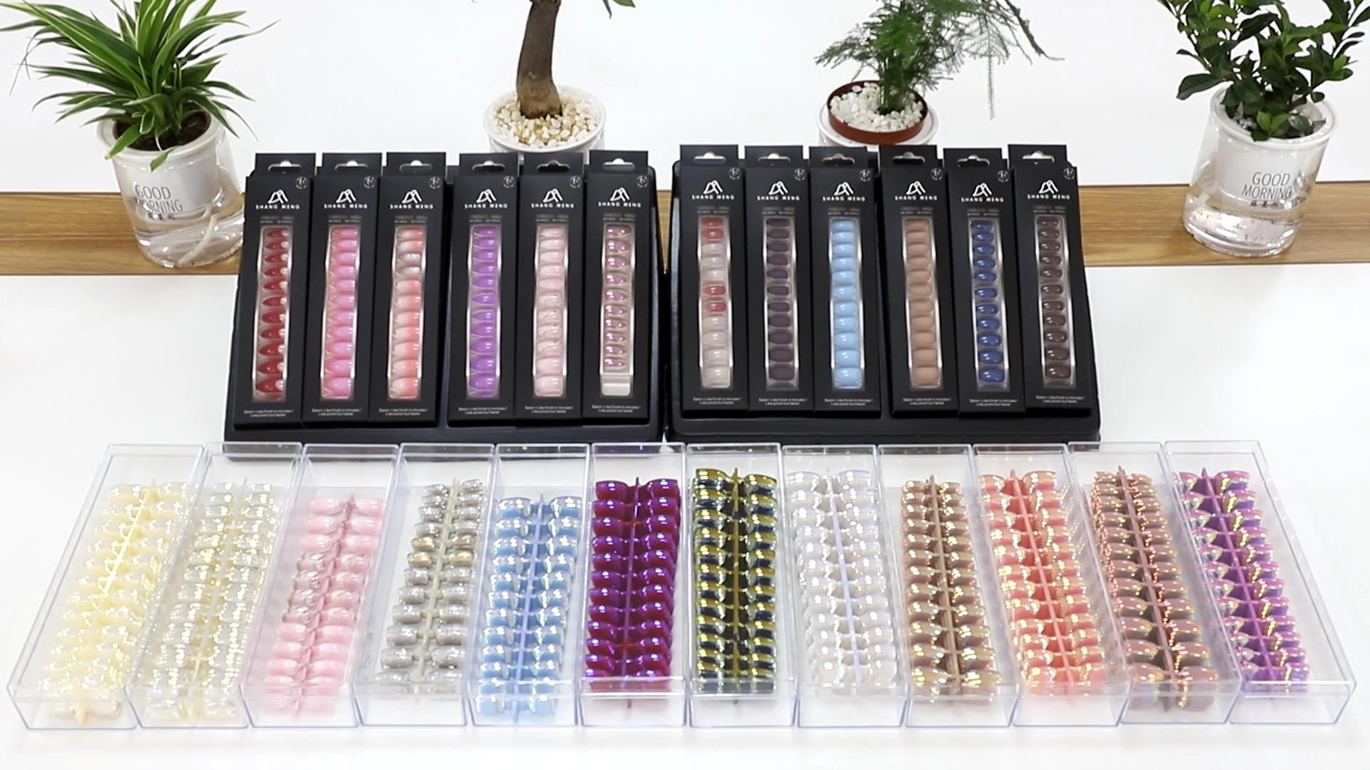 press on nails sample production