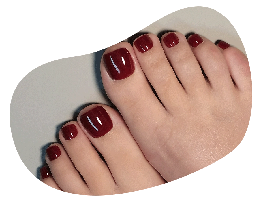 press-on-toe-nail press on toe nail