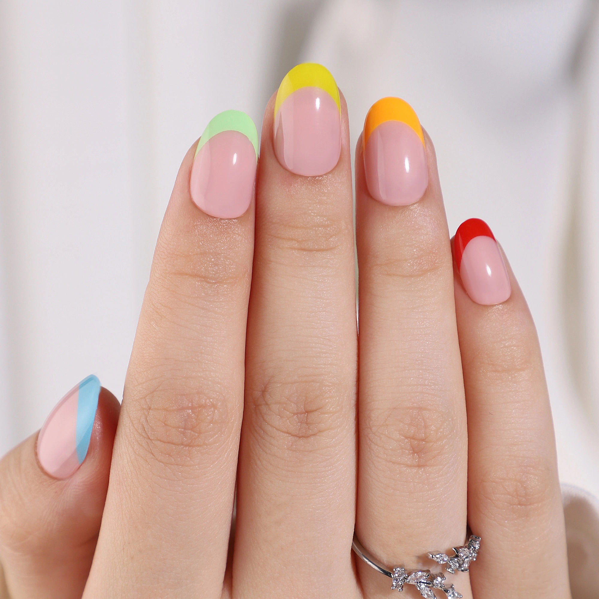 short-square-oval-nails short square oval nails