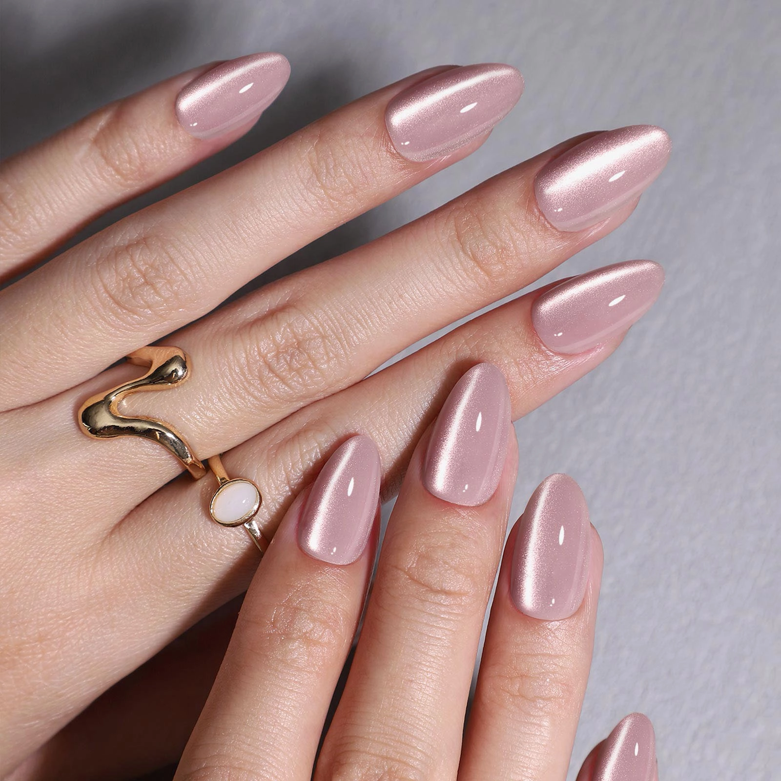 simple-oval-nails simple oval nails