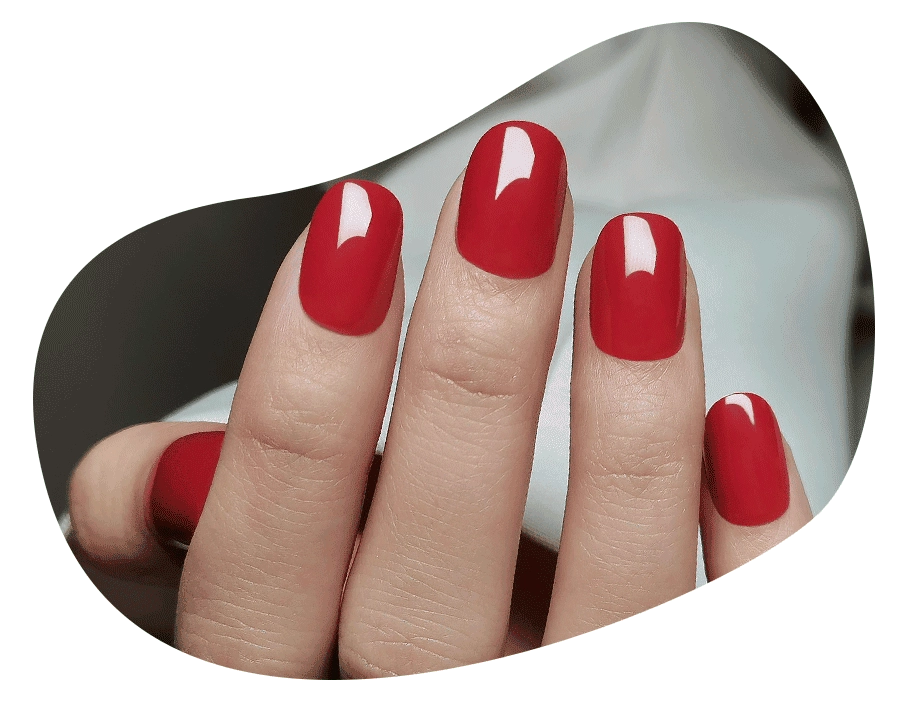 simple oval nails