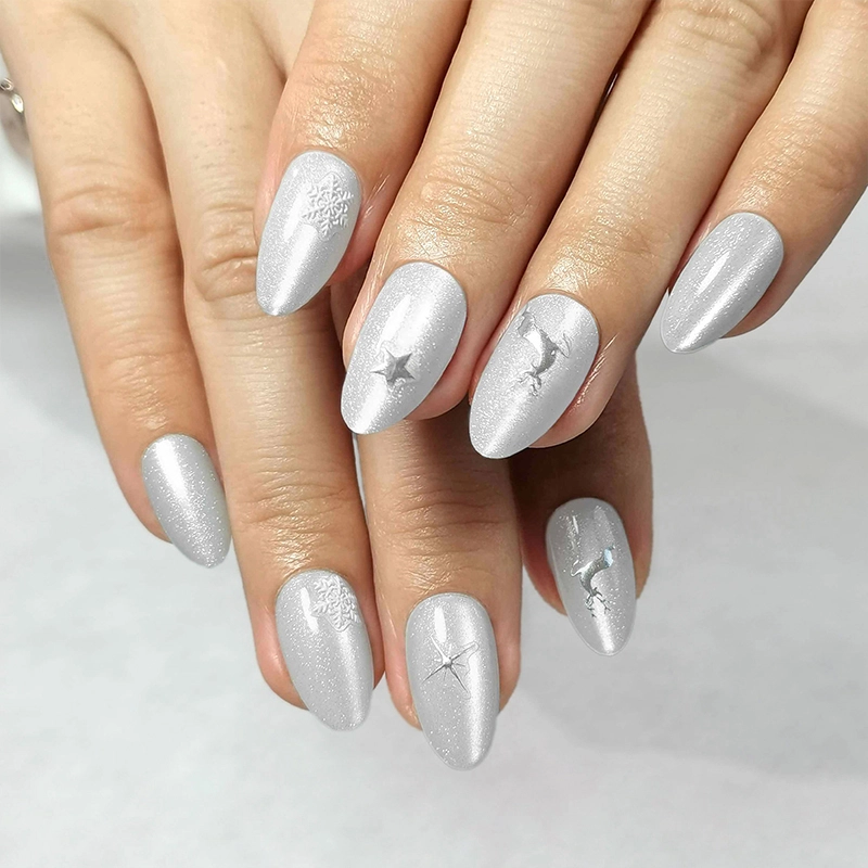snowflakes-press-on-nails snowflakes press on nails