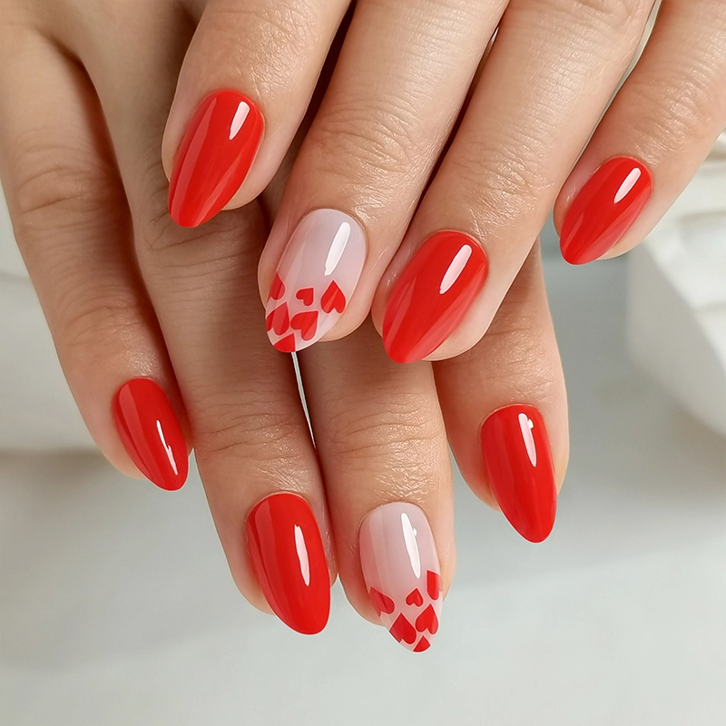 soft gel acrylic nails