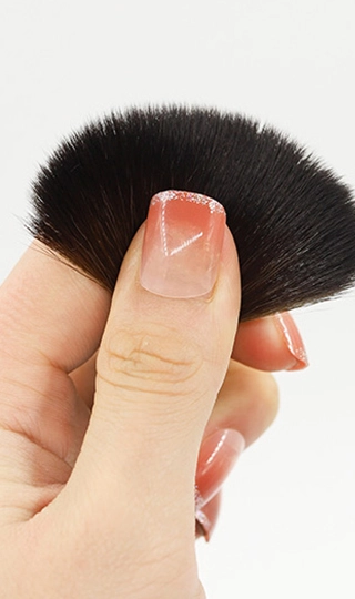 soft nail dust brush