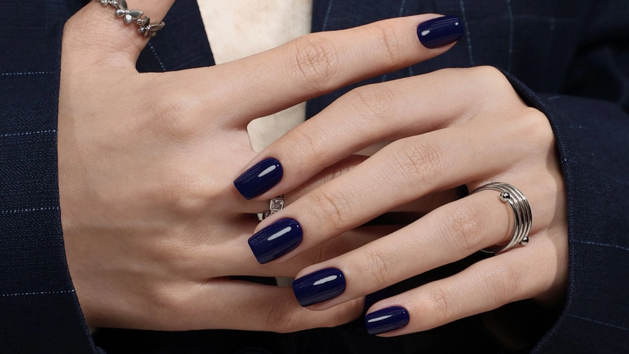 Solid color nail tips