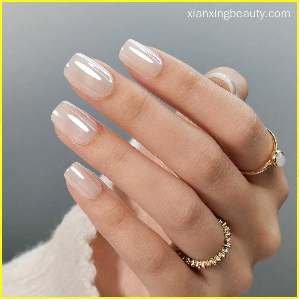 square-french-tip-nails square french tip nails