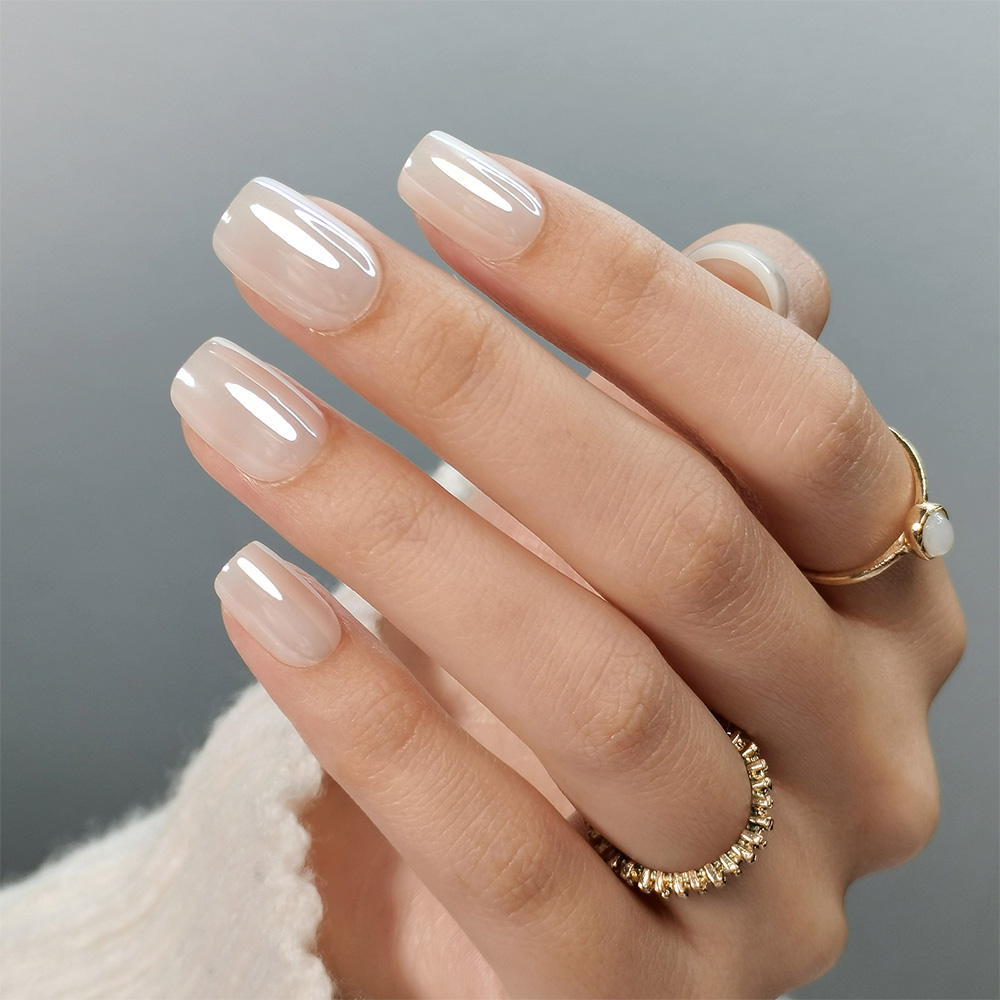 square french tip nails