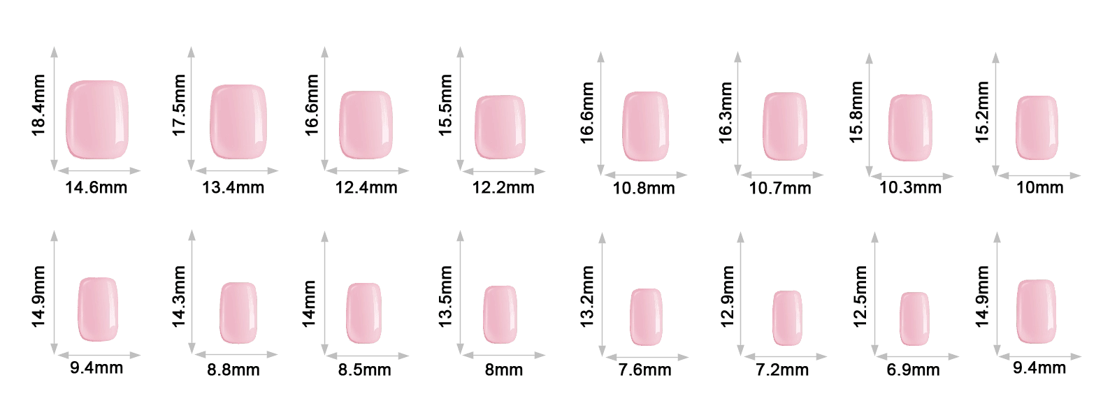 square-nails-sizes square nails sizes