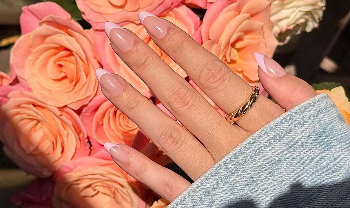 summer flower fake nails