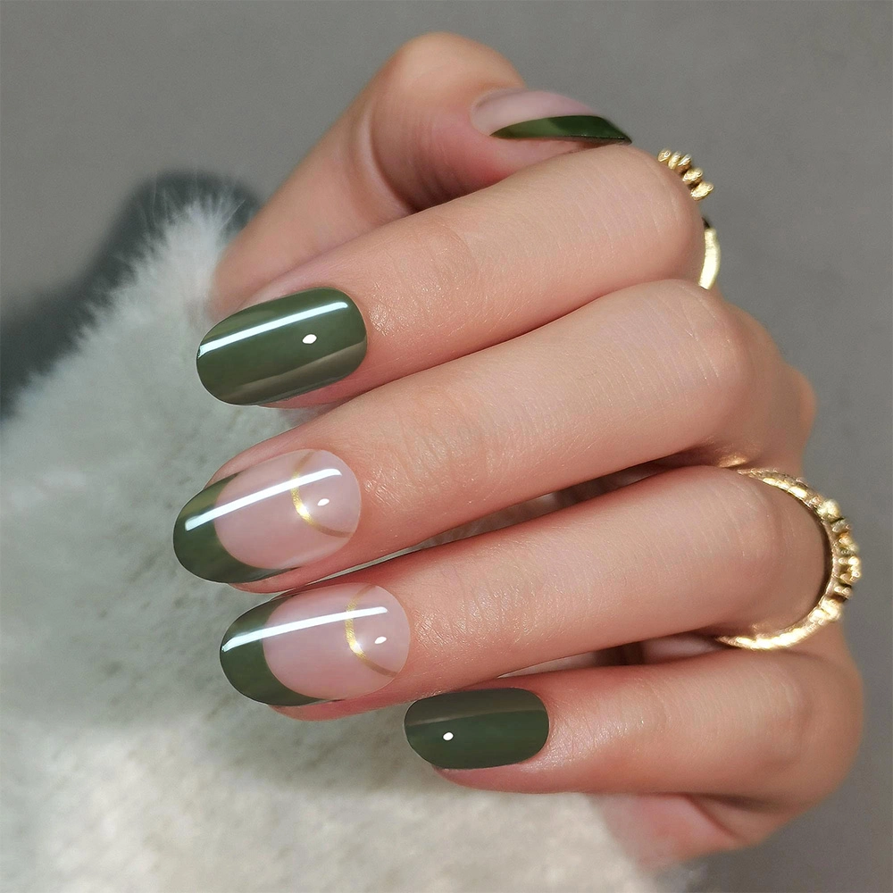 summer oval nails