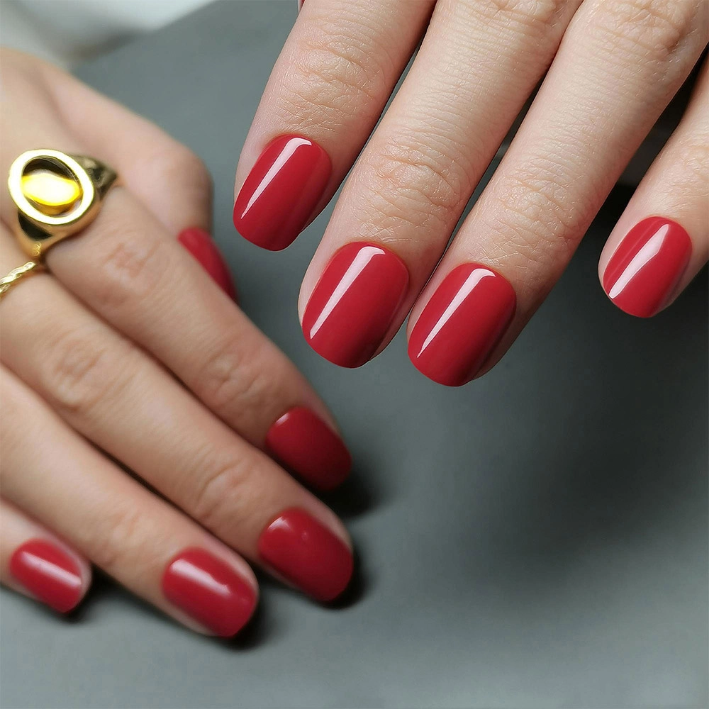 summer short oval nails