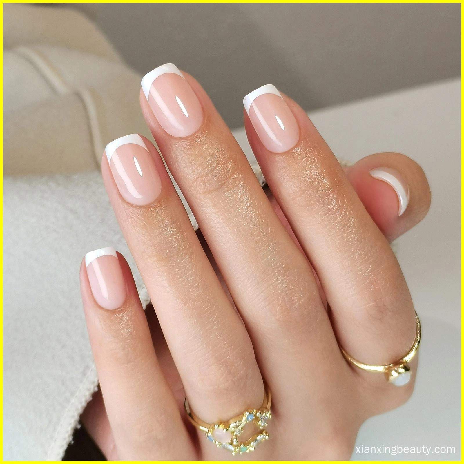 white-french-nails white french nails
