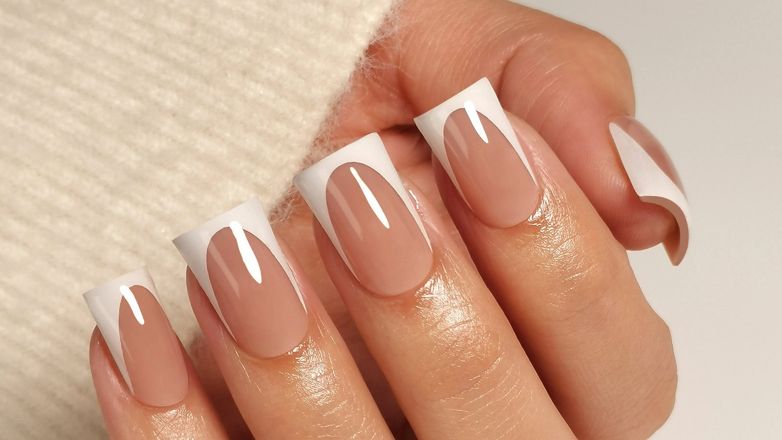 white-french-tip-duck-nails white french tip duck nails