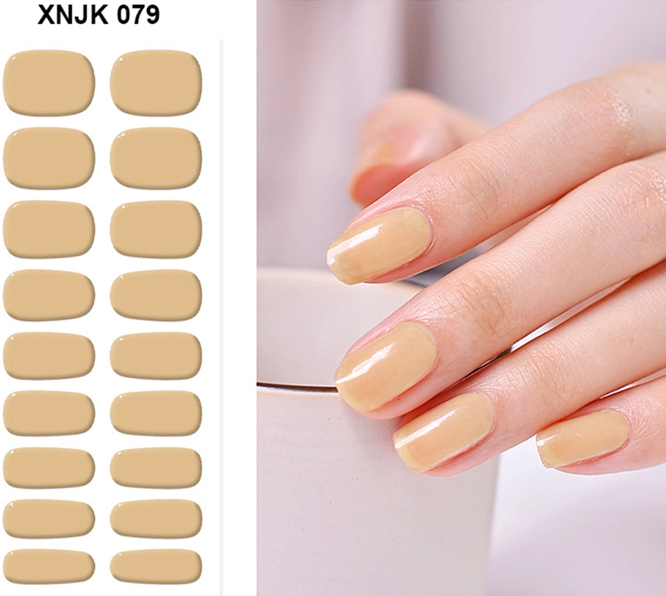 yellow-nail-sticker yellow nail sticker