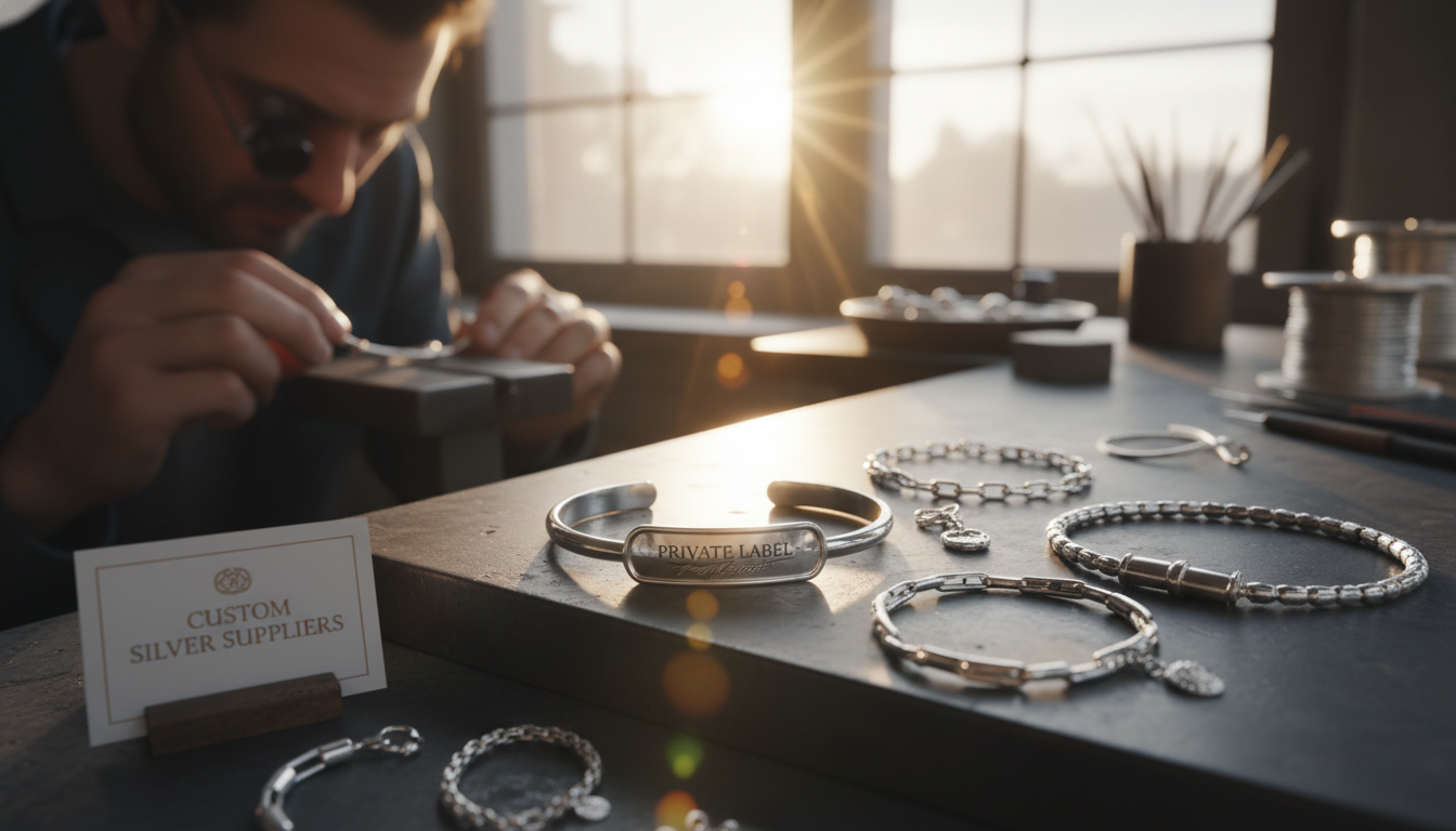 custom silver bracelet suppliers