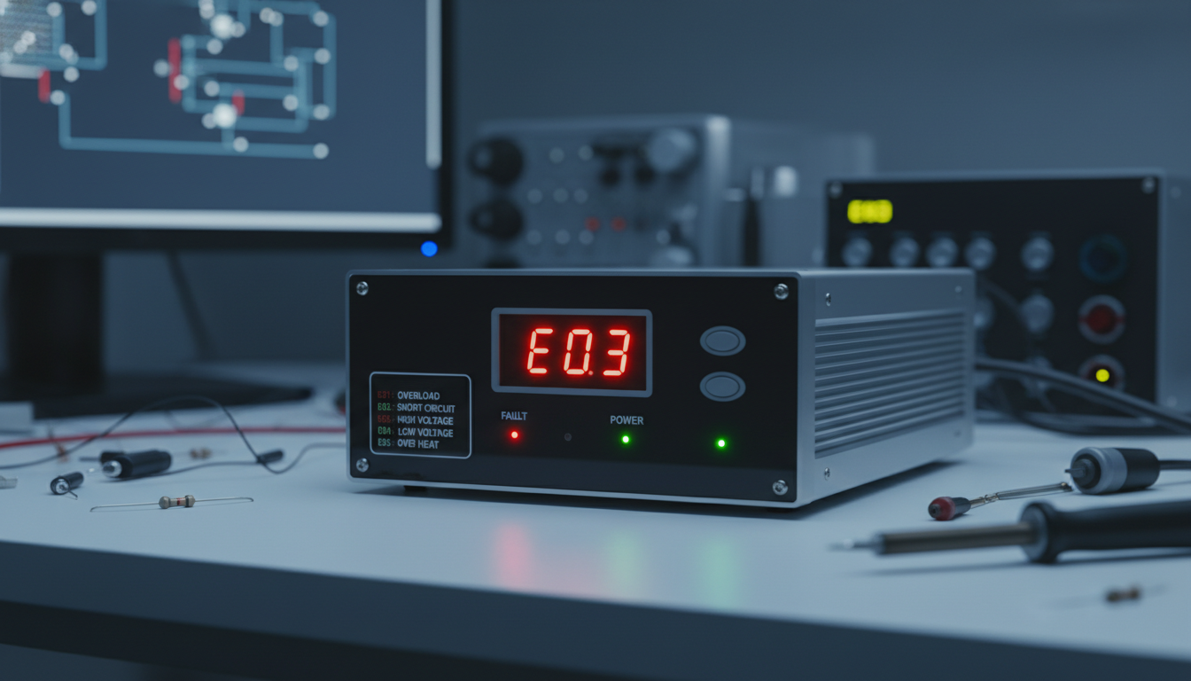 inverter LED fault codes