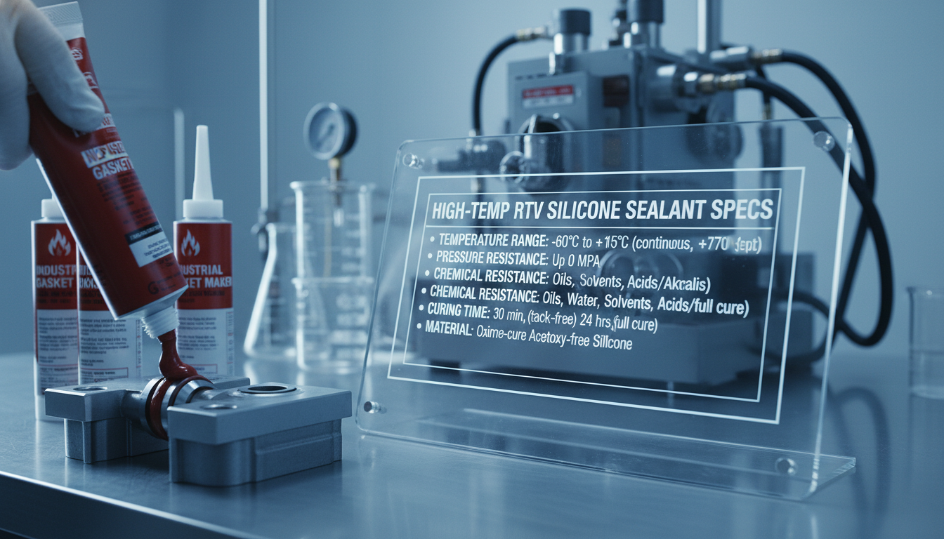 High-temp RTV silicone sealant specifications