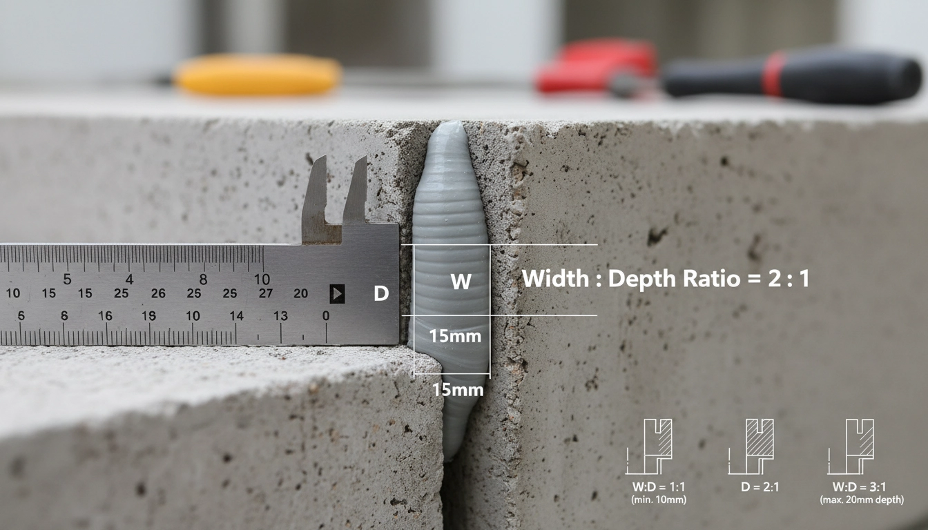 การคำนวณการปิดผนึกที่สมบูรณ์แบบ: เจาะลึกเรื่องรูปทรงเรขาคณิตและการเคลื่อนตัวของรอยต่อวัสดุยาแนว MS (คู่มือปี 2026) - KINGDELI