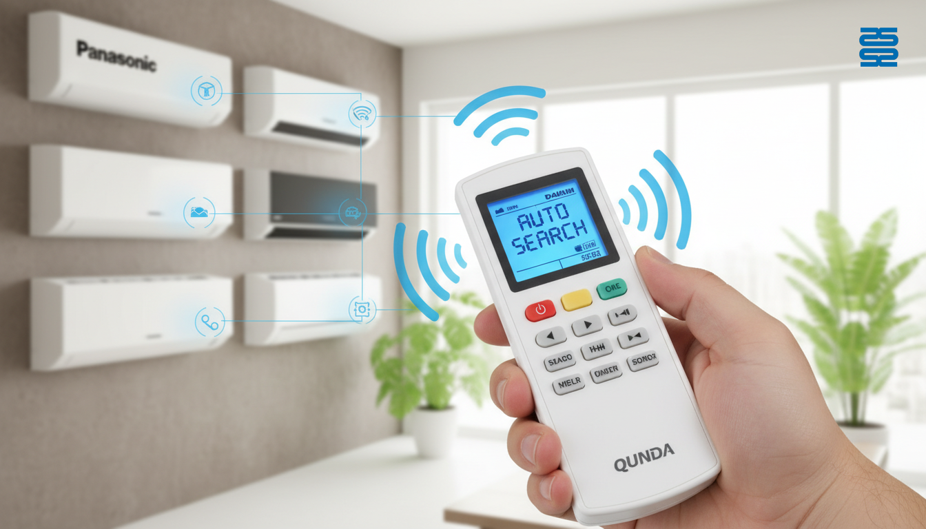 universal air conditioner remote auto search