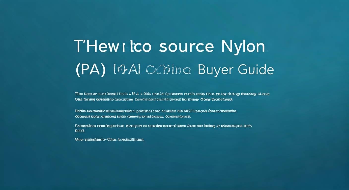 How to Source Nylon (PA) in China: Buyer Guide