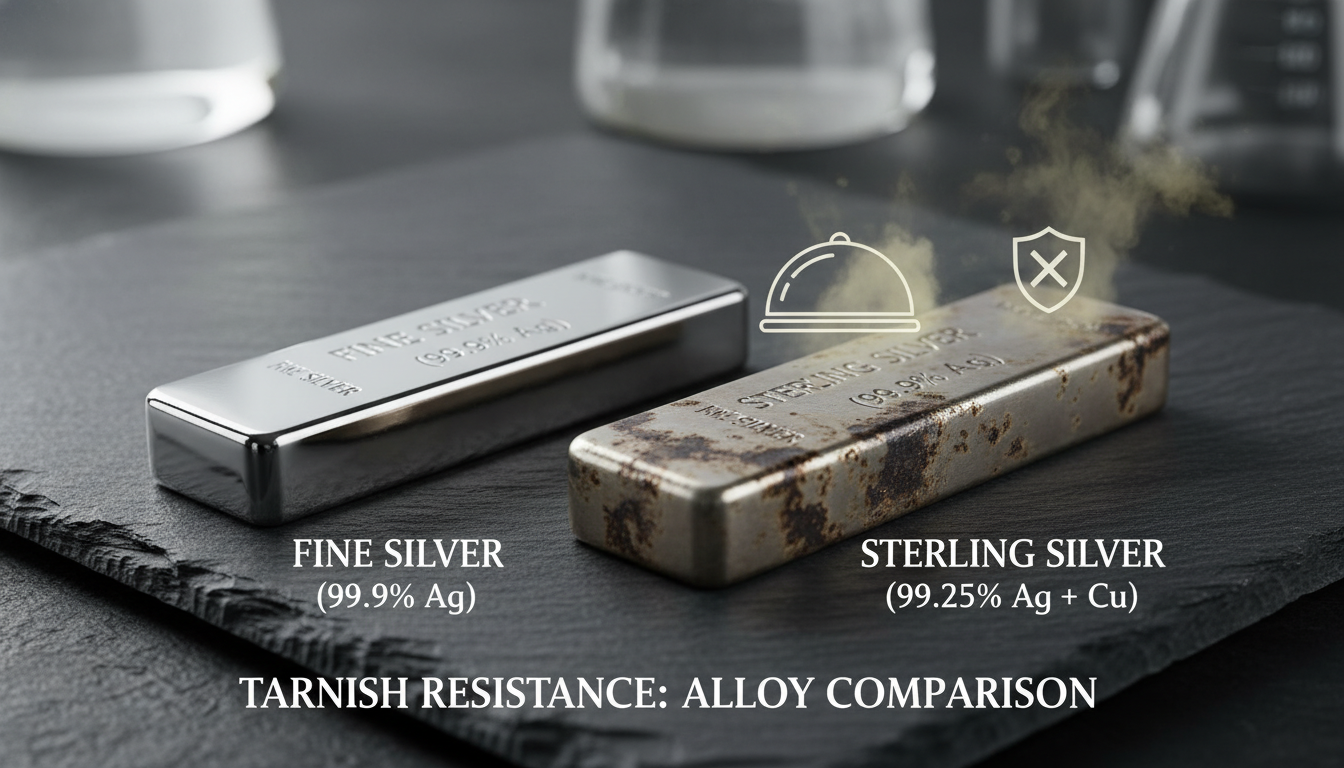 tarnish resistance of silver alloys