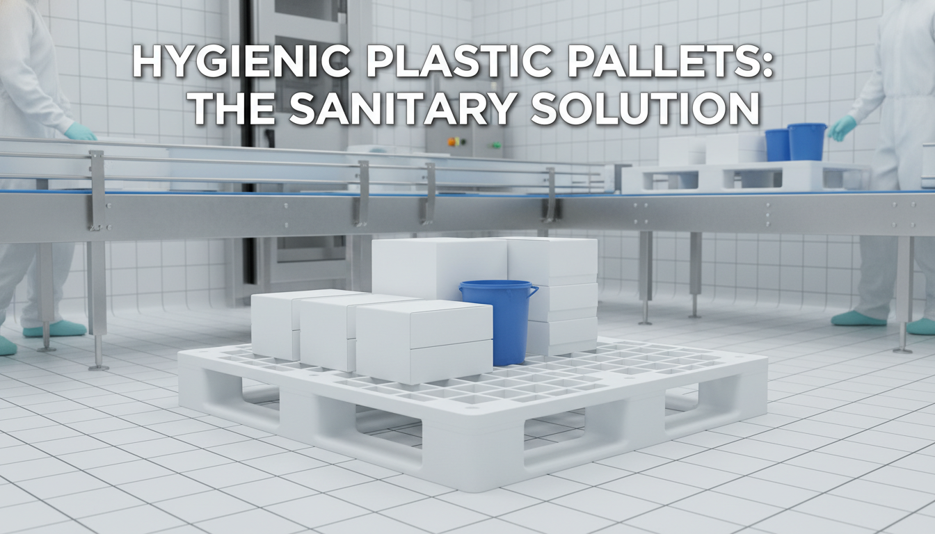 Sanitary plastic pallets