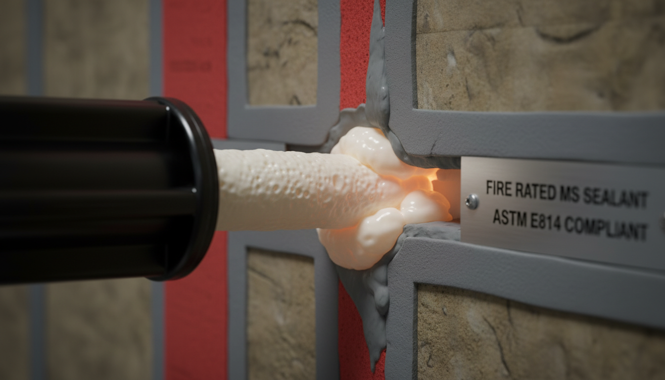 intumescent hybrid polymer caulk