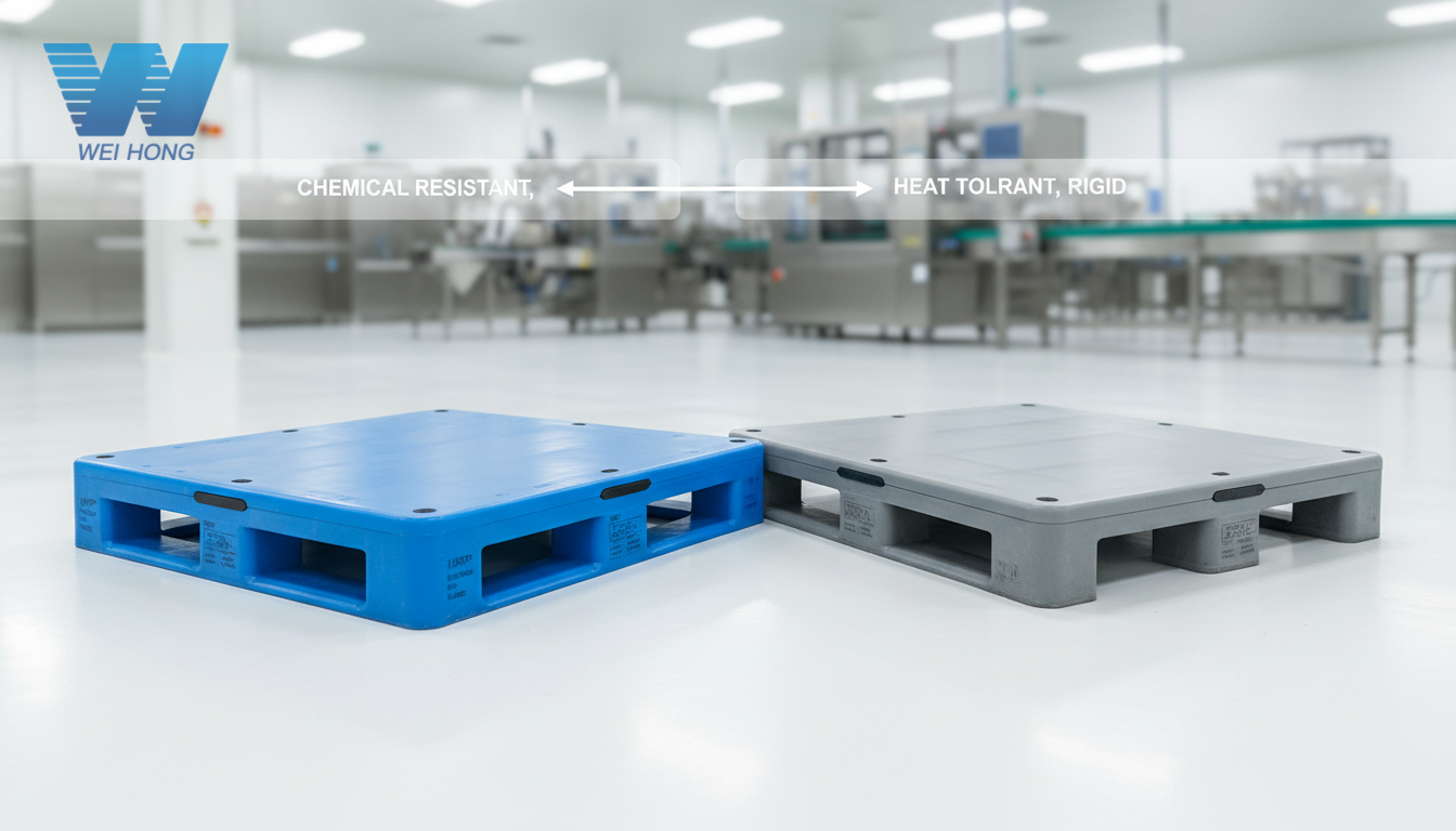 HDPE vs PP hygienic pallets