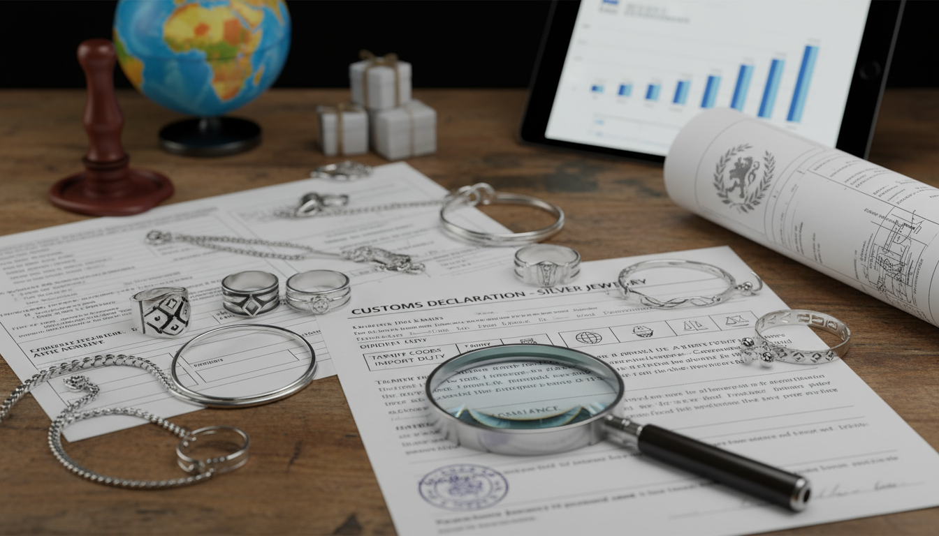 silver jewelry import customs regulations