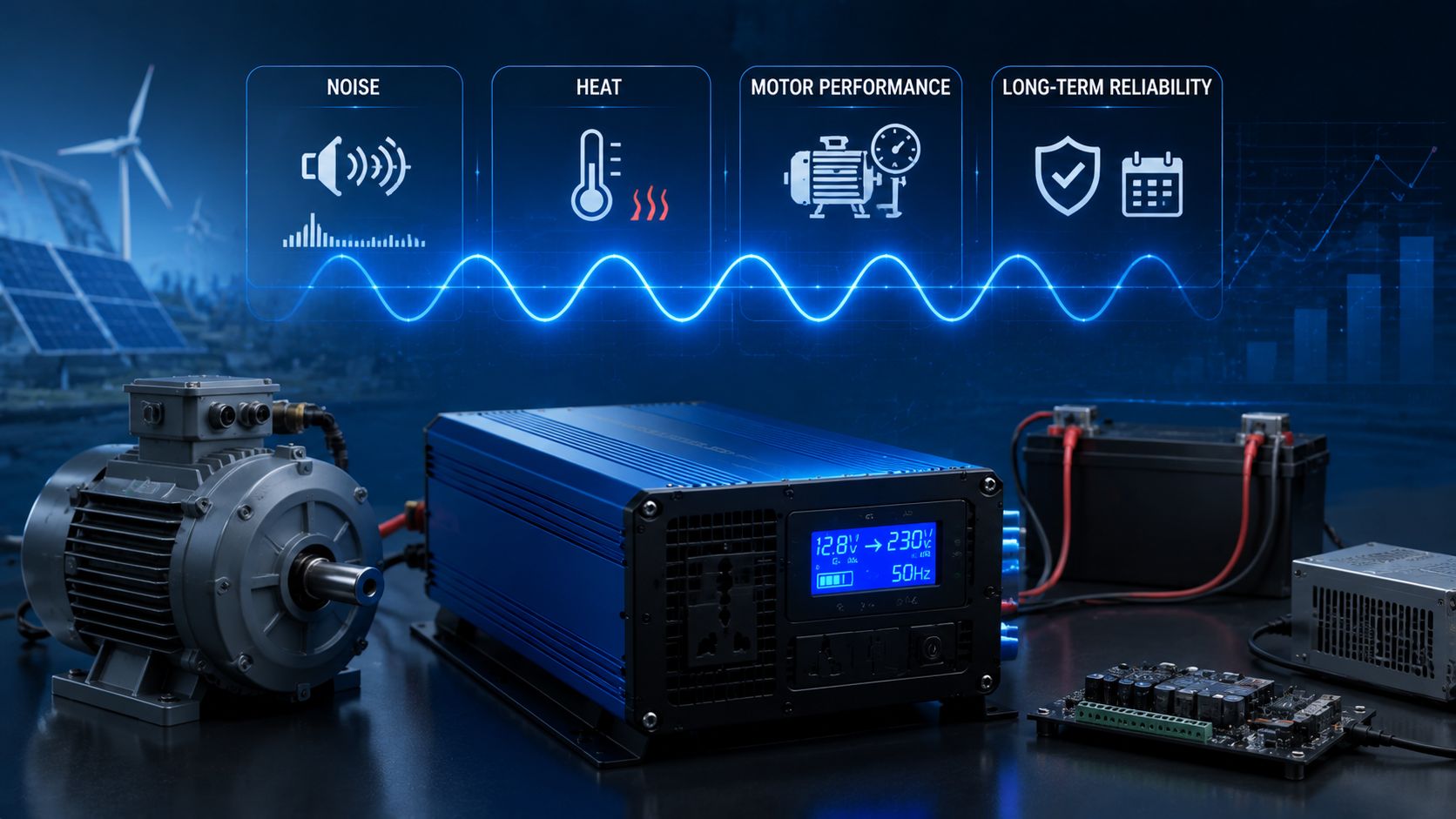 Load risk analysis for inverter noise heat motor performance and reliability - Congsin