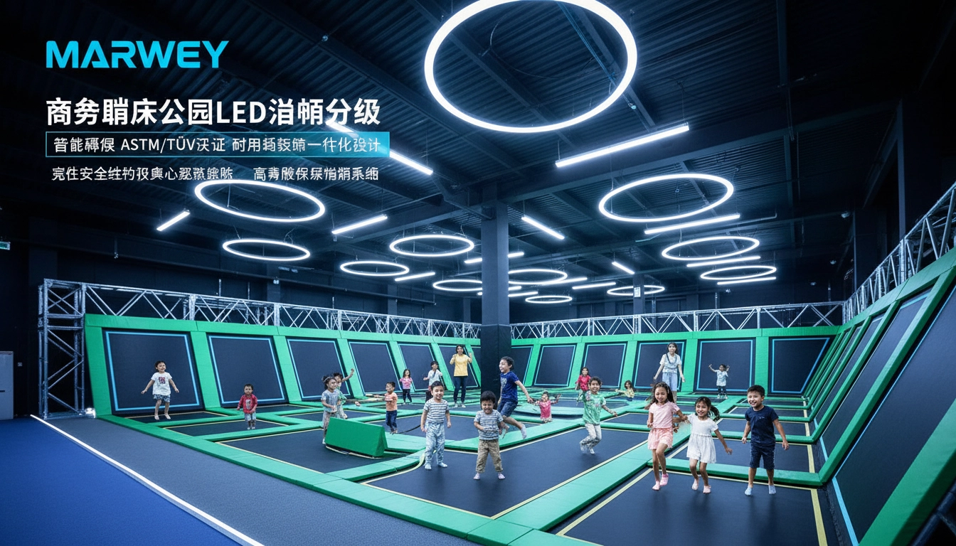 Boost Energy - Trampoline Park Lighting Systems: LED Upgrades for Efficiency - MARWEY