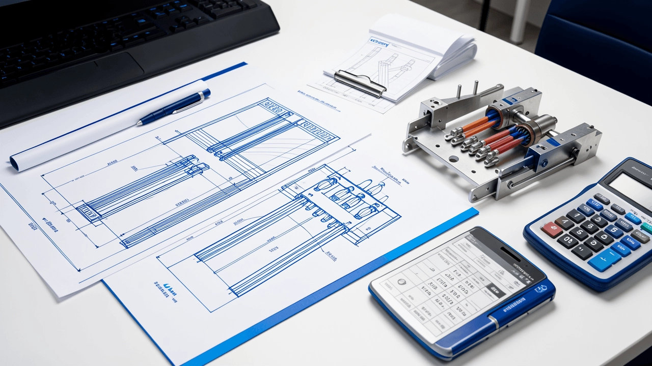 Architectural floor plans and engineering blueprints for planning bowling alley installation costs by number of lanes