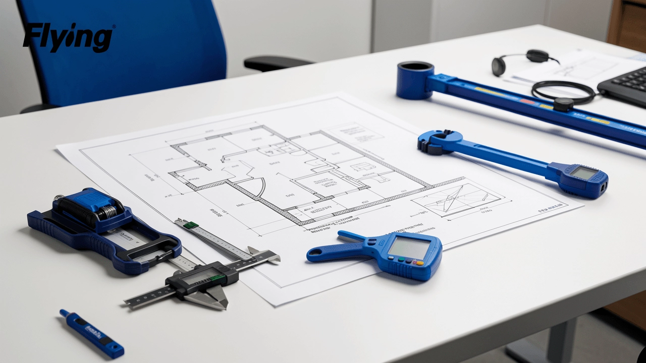 Architectural floor plans and engineering drawings for commercial bowling venue site preparation cost planning.