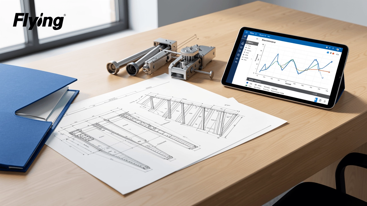 Duckpin bowling equipment installation cost planning and engineering drawings on a commercial project desk
