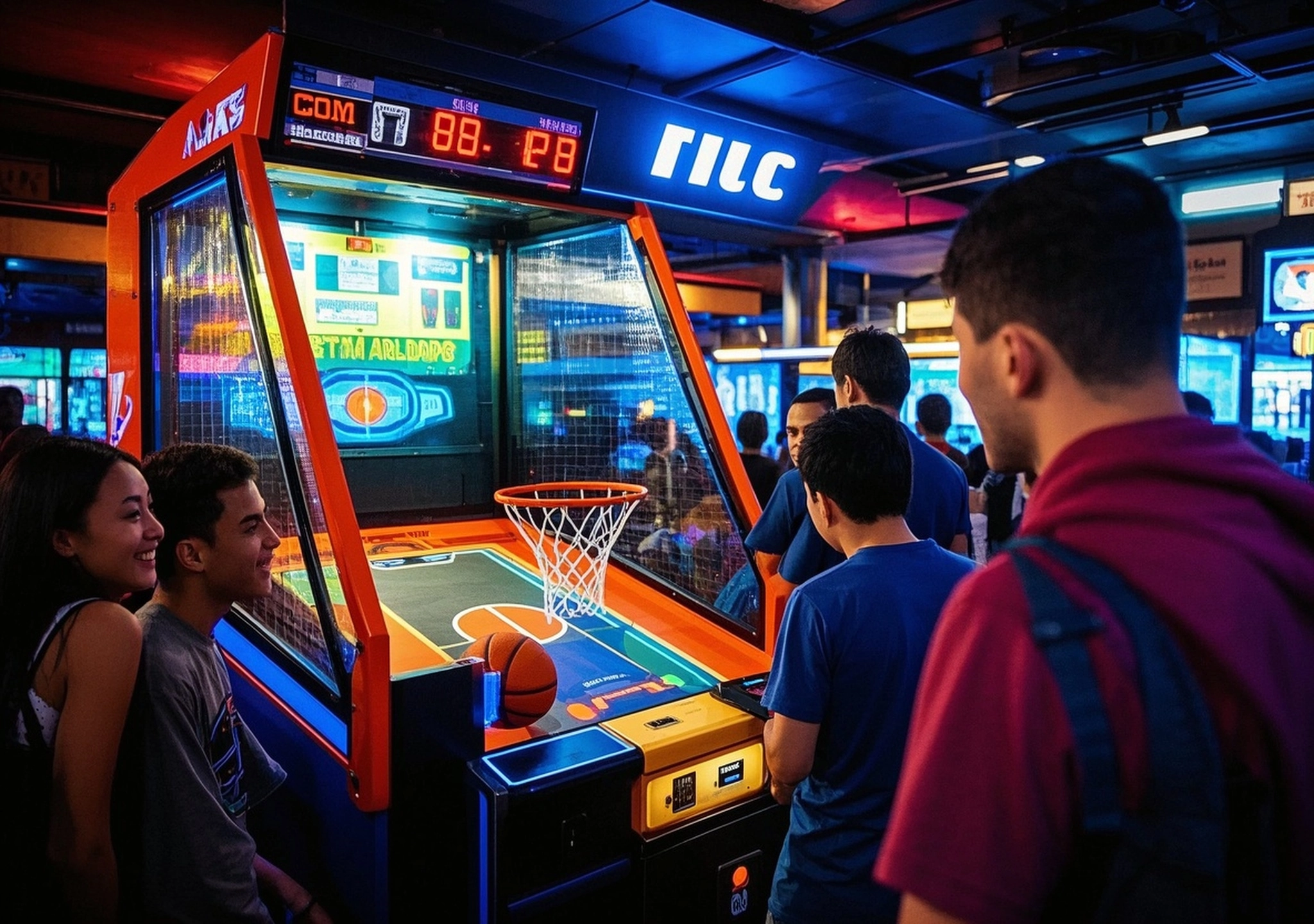 Energize Growth: Arcade Basketball Hoop Game Machine Simplifies Venue Workflow - MARWEY