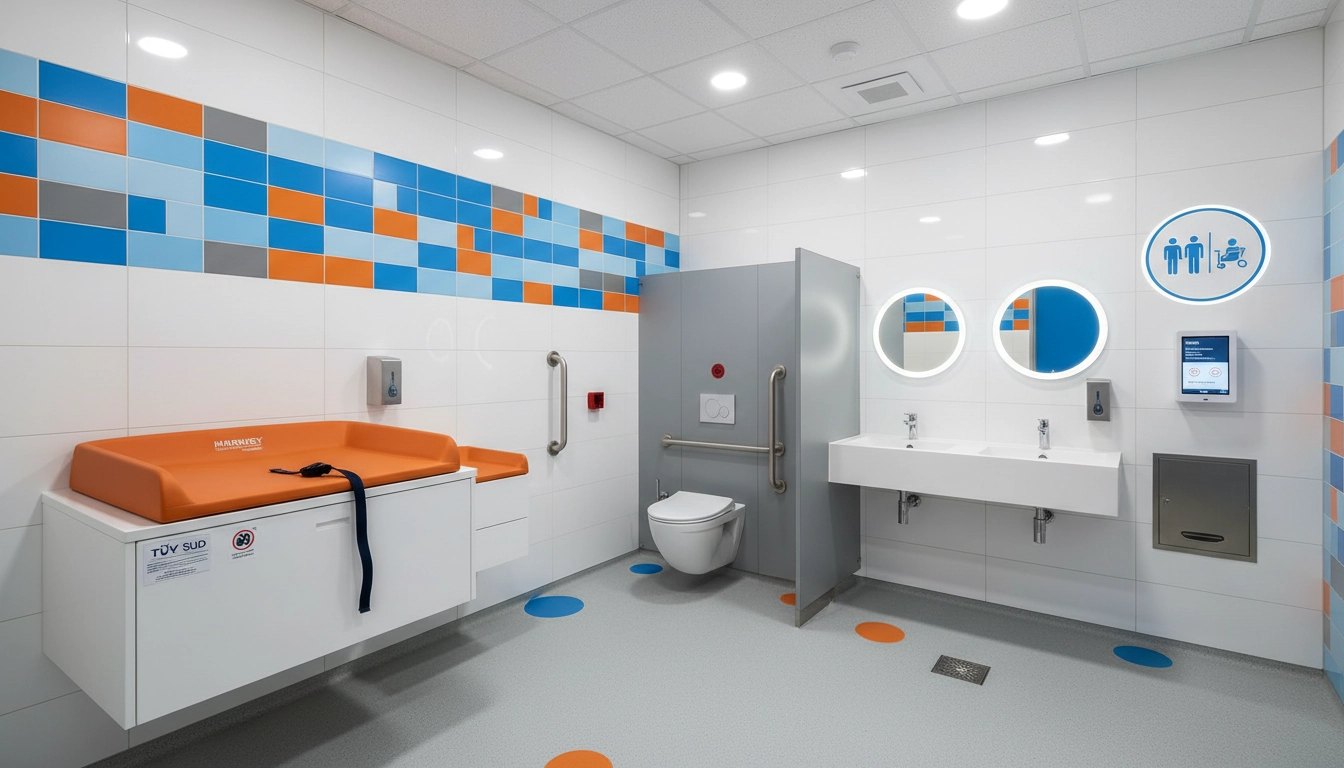 Enhance Safety with Trampoline Park Restroom and Changing Room Design Standards - MARWEY