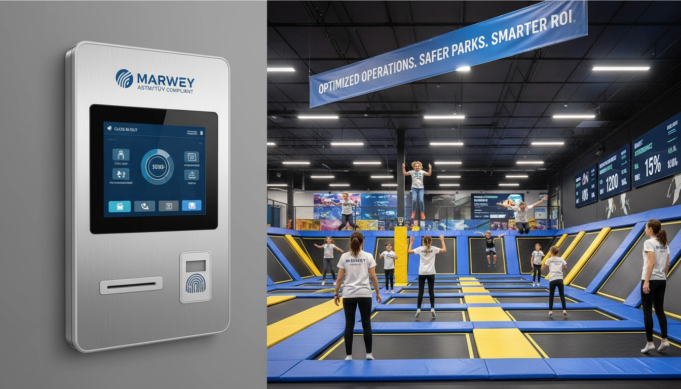 FYI Integrating Time Clocks and Staff Management Tools for Your Trampoline Park - MARWEY