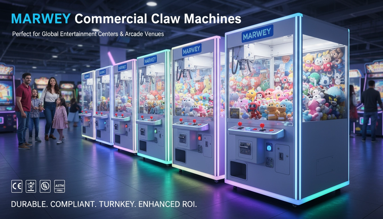 Guide to The Importance of Certification (CE, UL) in Claw Machine Manufacturing - MARWEY