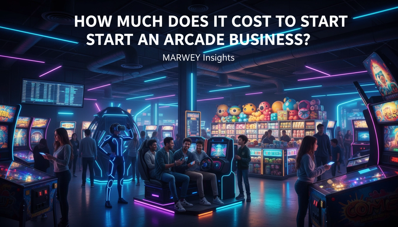 How Much Does It Cost to Start an Arcade Business? MARWEY Insights - MARWEY