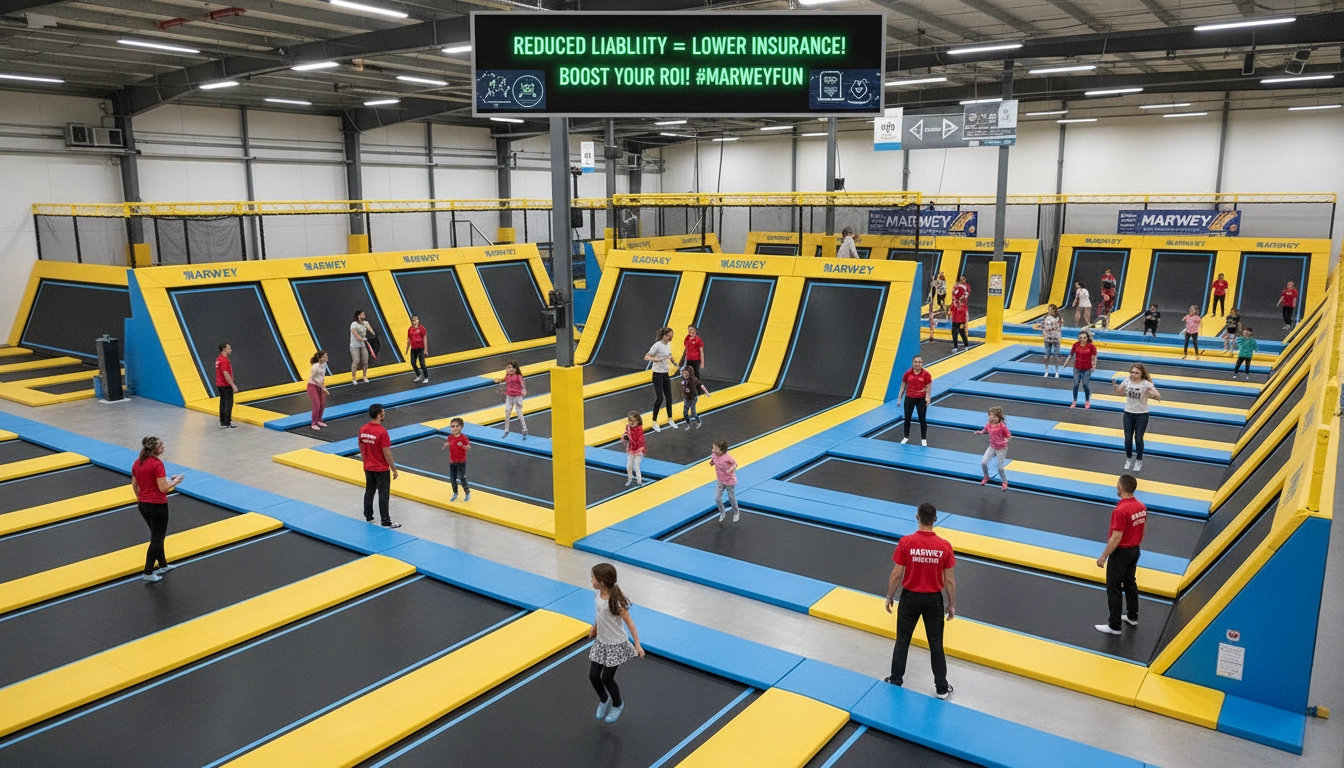 How Reducing Liability Risk to Lower Trampoline Park Insurance Premiums Helps - MARWEY