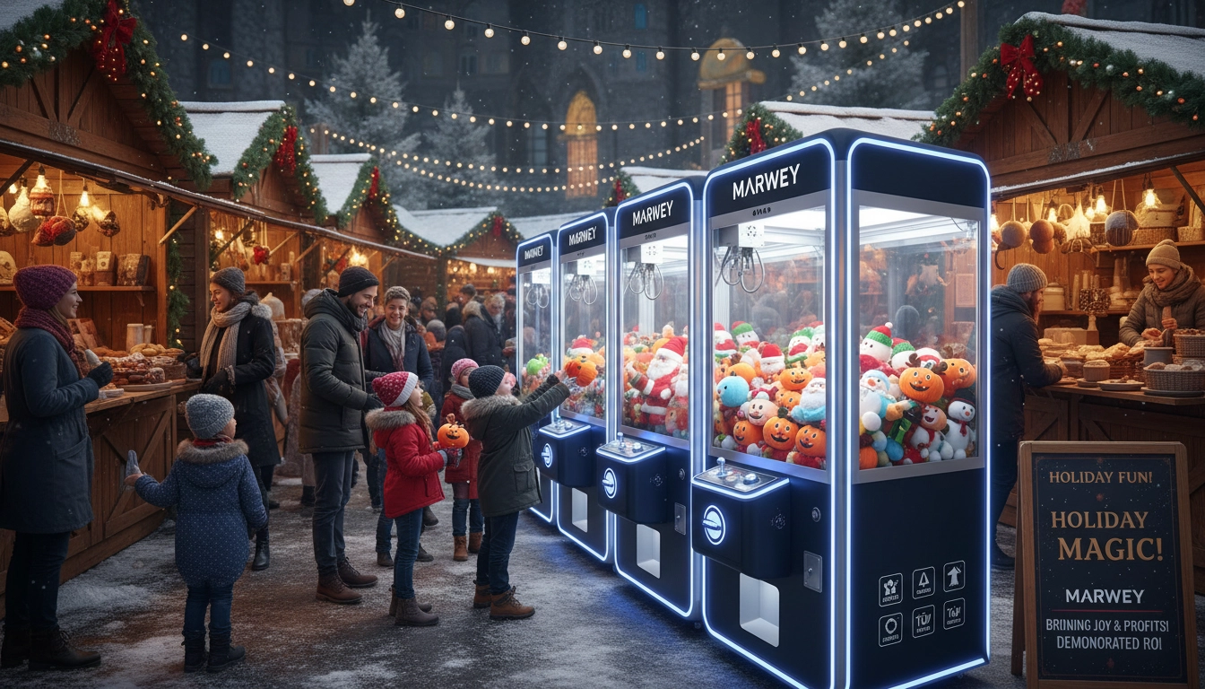 Improve Foot Traffic Utilizing Pop-Up Claw Machines for Seasonal Market Testing - MARWEY